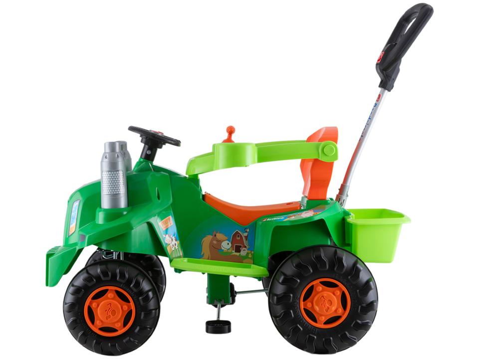Quadriciclo Infantil a Pedal Verde Trator - 4