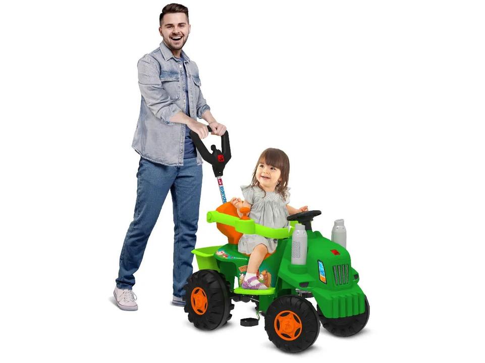 Quadriciclo Infantil a Pedal Verde Trator - 1