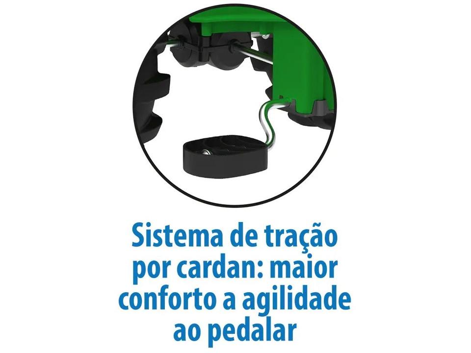 Quadriciclo Infantil a Pedal Verde Trator - 14