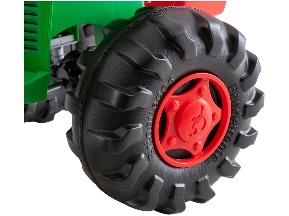 Quadriciclo Infantil a Pedal Verde Trator - 7