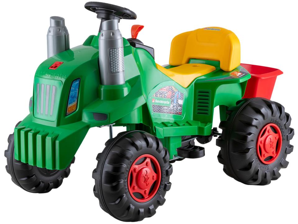 Quadriciclo Infantil a Pedal Verde Trator - 2