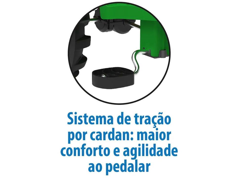 Quadriciclo Infantil a Pedal Verde Trator - 12