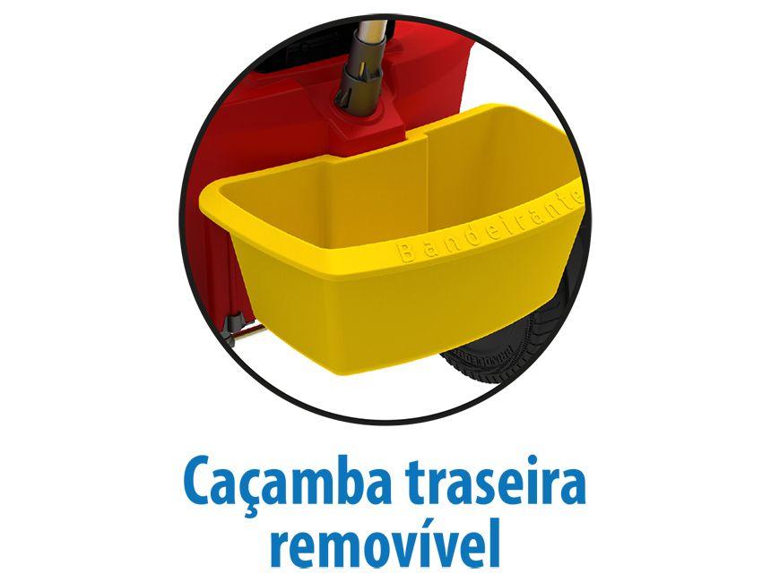 Quadriciclo Infantil a Pedal Vermelho Caminhão de - 5