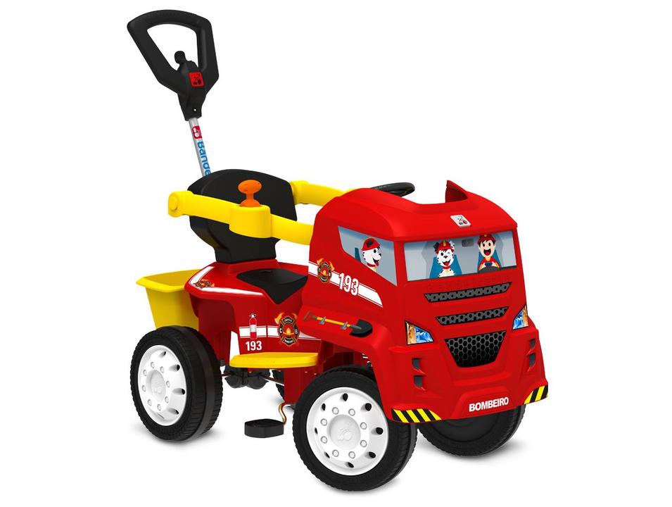 Quadriciclo Infantil a Pedal Vermelho Caminhão de - 9