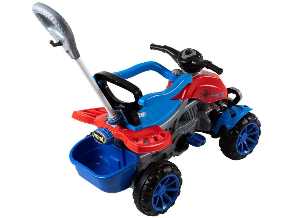 Quadriciclo Infantil a Pedal Vermelho e Azul - 5