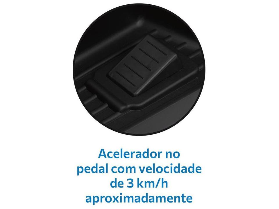 Quadriciclo Infantil Elétrico Preto e Rosa - 7