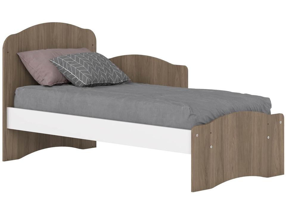 Quarto de Bebê Completo com Berço Cômoda e Guarda-roupa Henn Bala de Menta Rústico e Branco - 9