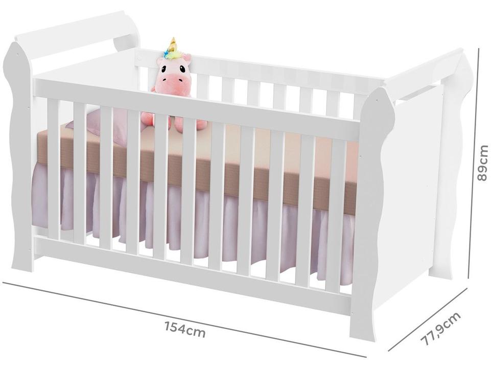 Quarto de Bebê Completo com Berço + Guarda Roupa - 9