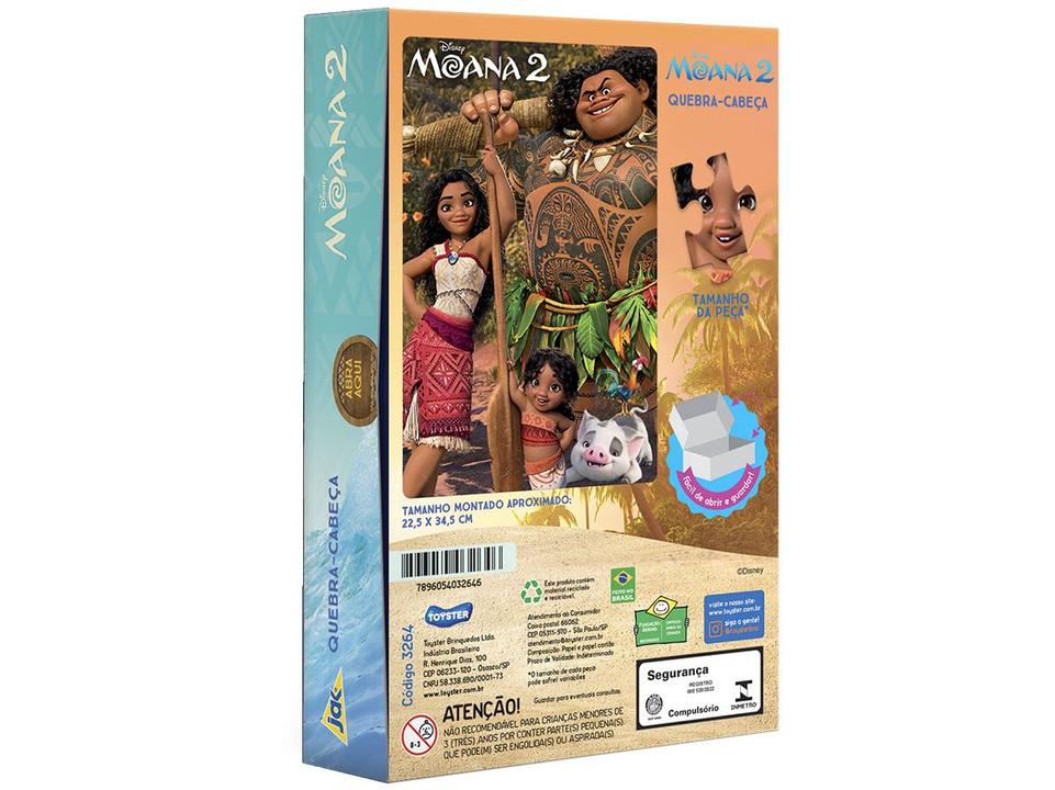 Quebra-cabeça 100 Peças Disney Moana 2 Jak Toyster - 2