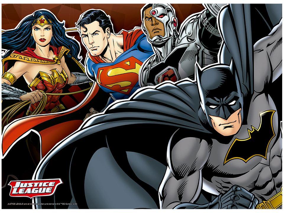 Quebra-cabeça 100 Peças Puzzle Liga da Justiça - 1