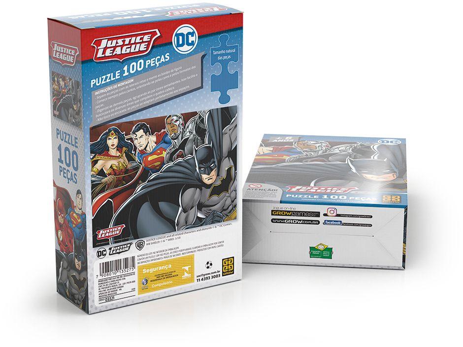 Quebra-cabeça 100 Peças Puzzle Liga da Justiça - 2