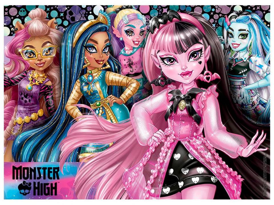 Quebra-cabeça 100 Peças Puzzle Monster High - 1