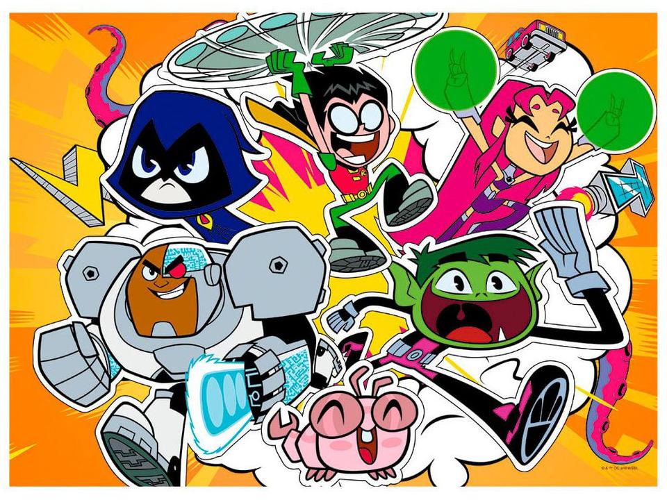 Quebra-cabeça 100 Peças Puzzle Teen Titans Go! - 1
