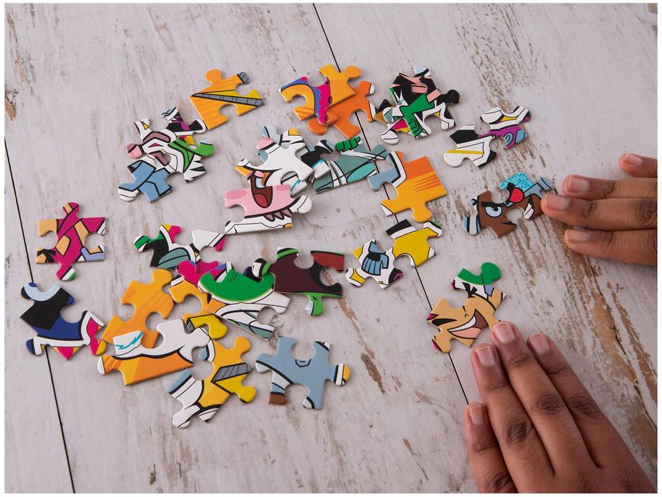 Quebra-cabeça 100 Peças Puzzle Teen Titans Go! - 4