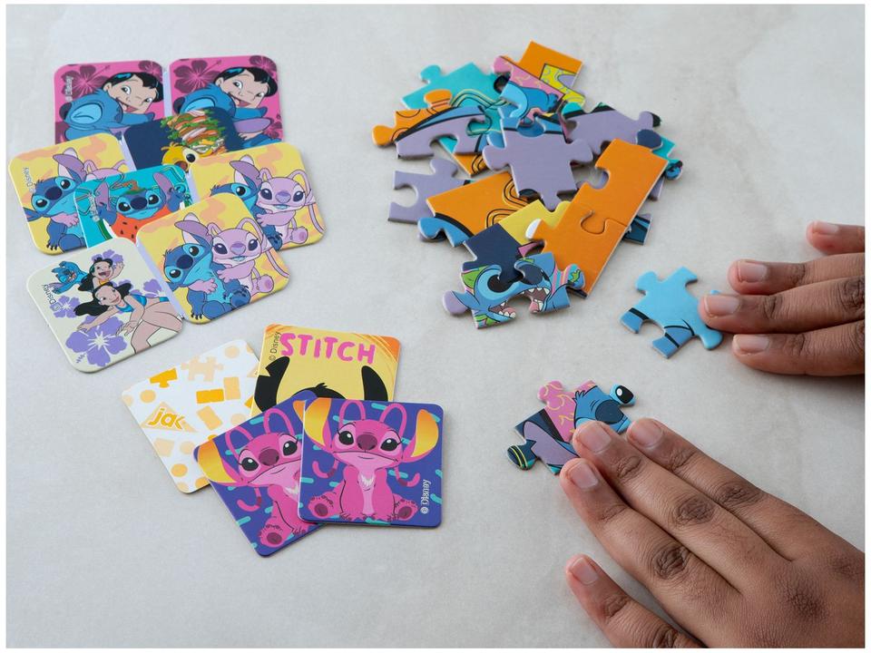 Quebra-cabeça 100 Peças Super Kit Stitch - 1