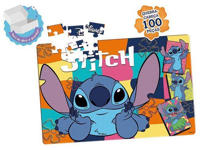 Quebra-cabeça 100 Peças Super Kit Stitch - 2