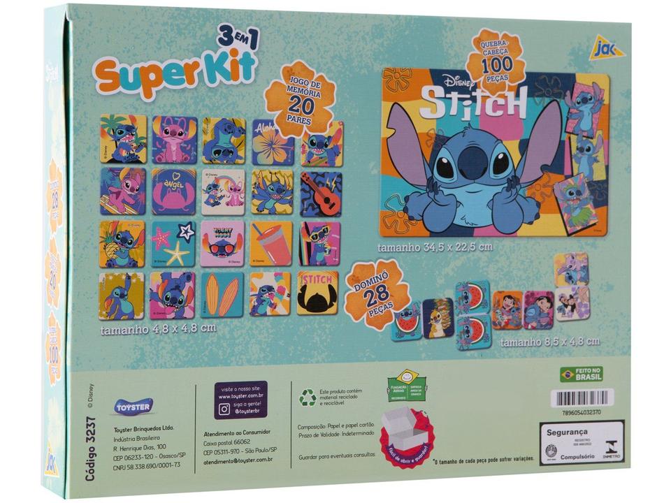 Quebra-cabeça 100 Peças Super Kit Stitch - 7