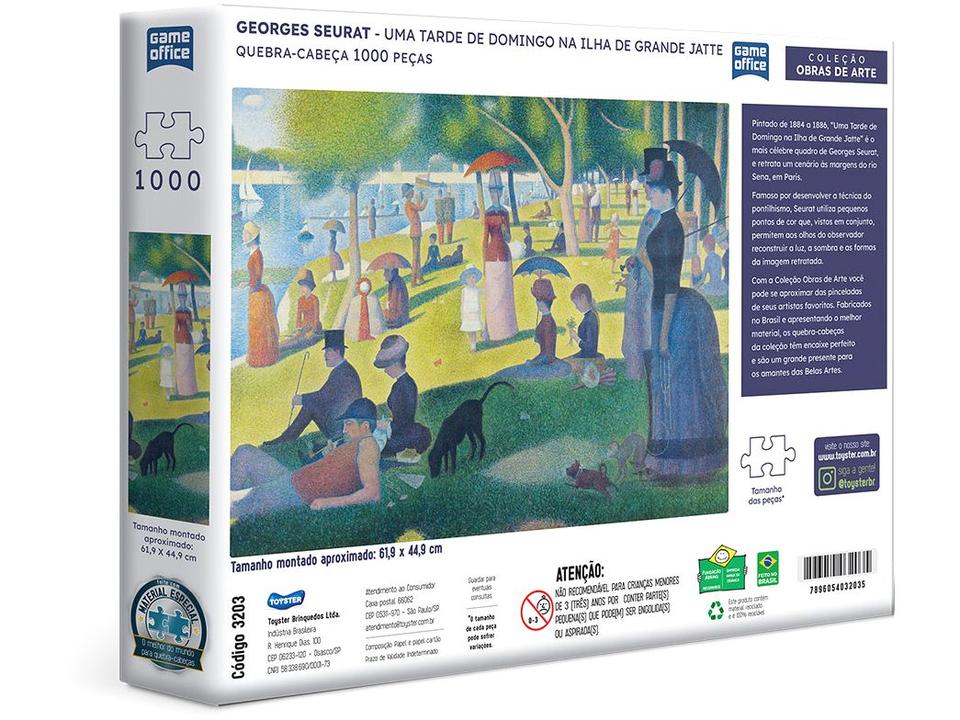 Quebra-cabeça 1000 Peças Game Office  Georges - 3