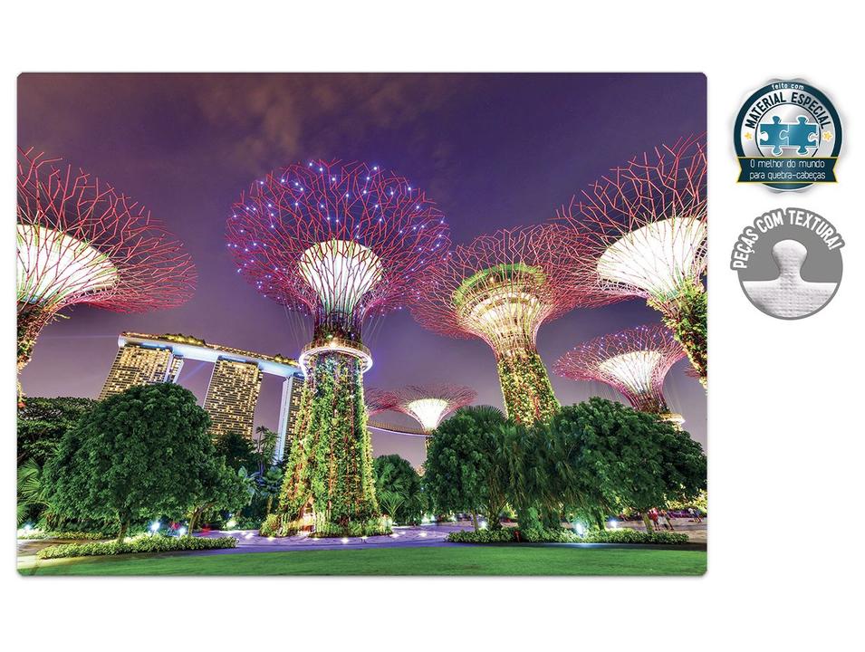 Quebra-cabeça 1000 Peças Game Office Jardins pela - 1