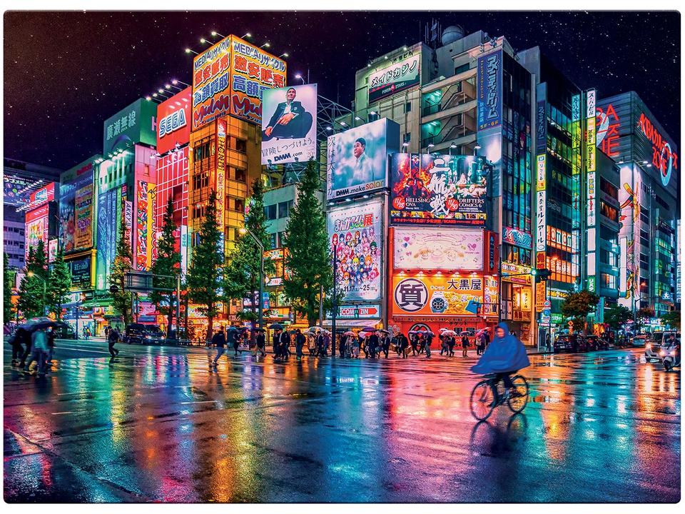 Quebra-cabeça 1000 Peças Tóquio Neon - 1