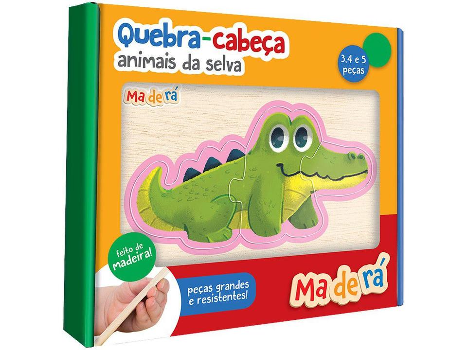 Quebra-cabeça 9 Peças Educativo Maderá - 3126 Toyster Brinquedos