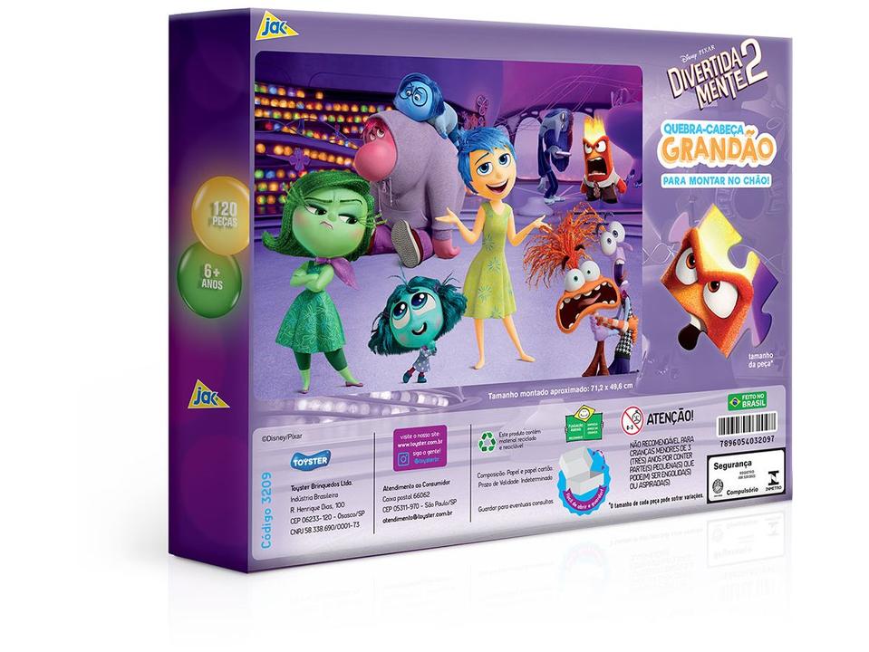 Quebra-cabeça 120 Peças Jak Divertidamente 2 - 3