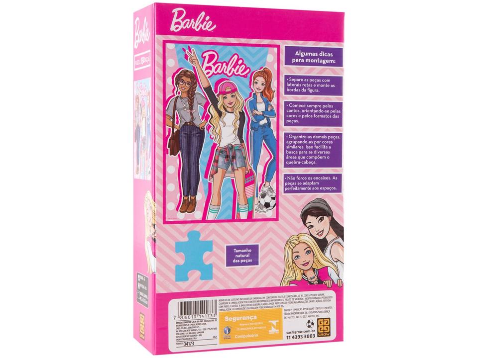 Quebra-cabeça 150 Peças Puzzle Infantil Barbie - 5