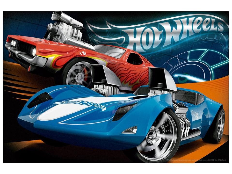 Quebra-cabeça 150 Peças Puzzle Infantil Hot Wheels - 1