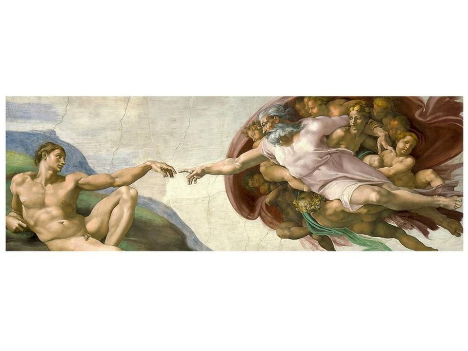 Quebra-cabeça 1500 Peças Panorama Criação de Adão - 1