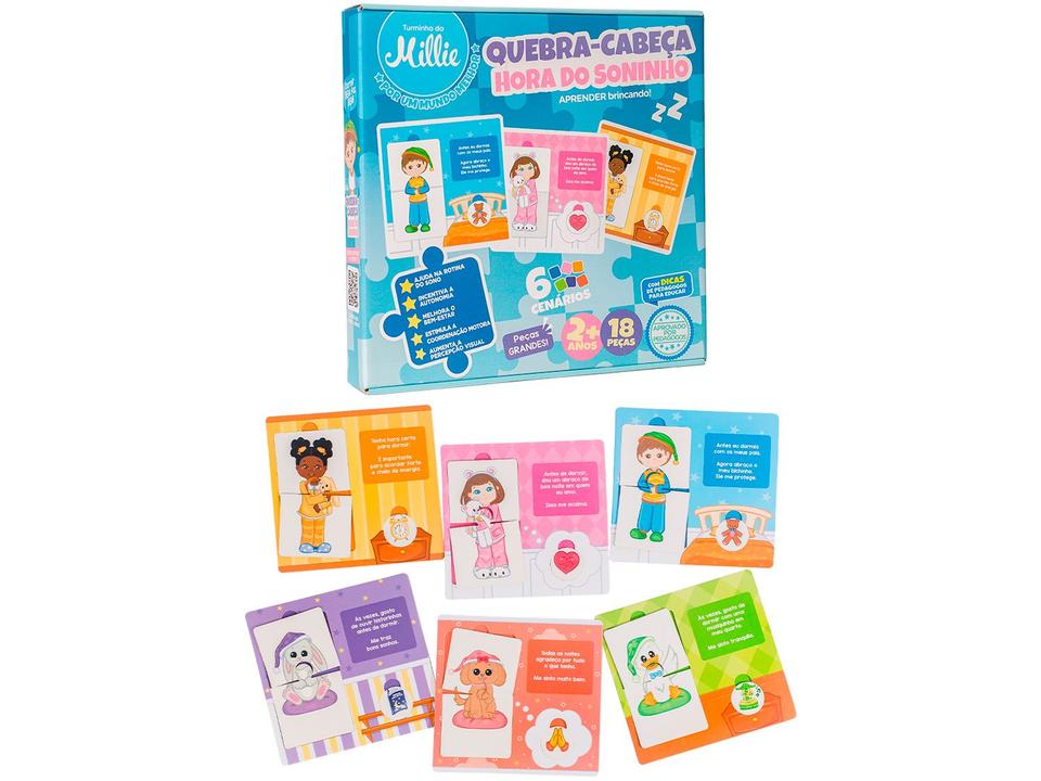 Quebra-cabeça 18 Peças Hora do Soninho - 4
