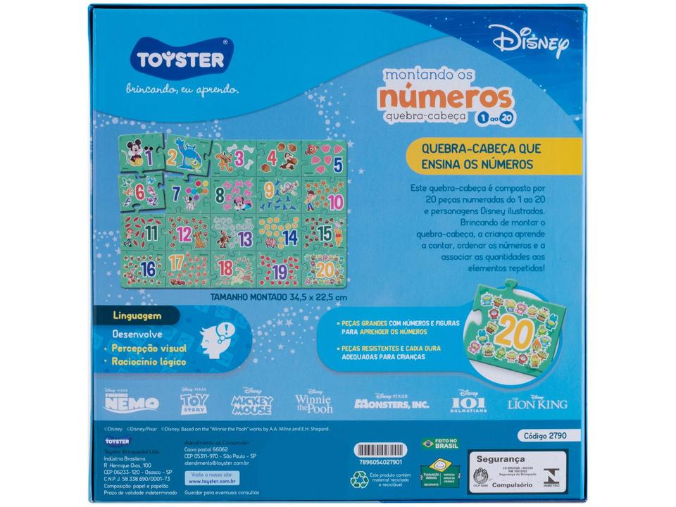 Quebra-cabeça 20 Peças Disney - 2790 Toyster Brinquedos - 6