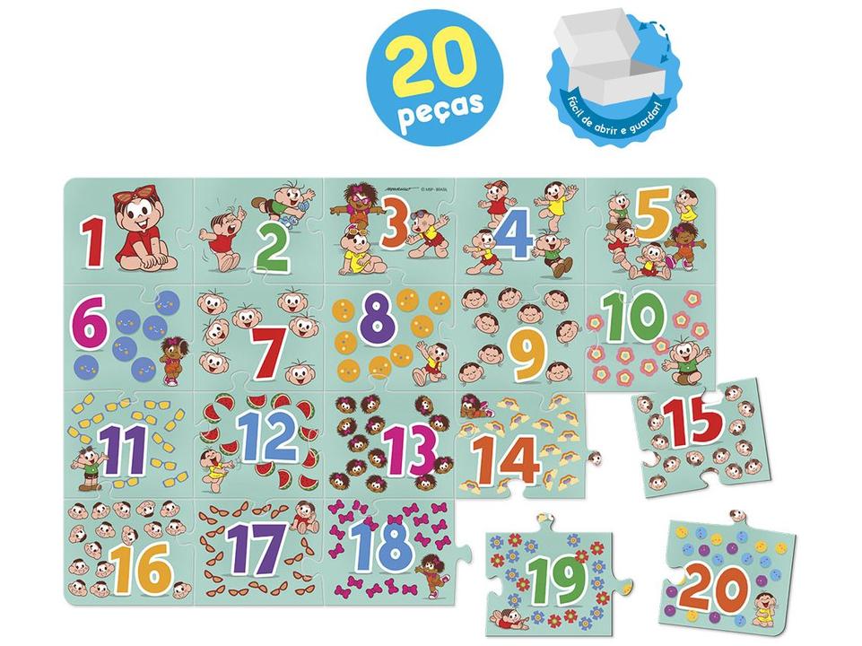 Quebra-cabeça 20 Peças Turma da Mônica - 1