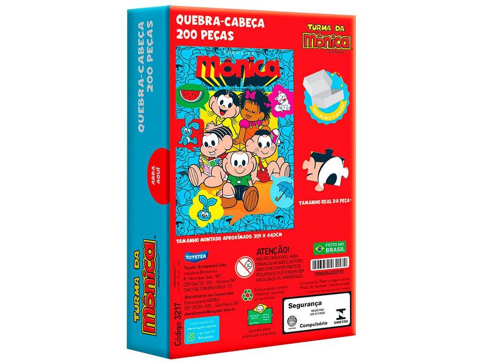 Quebra-cabeça 200 Peças Jak Turma da Mônica - 1