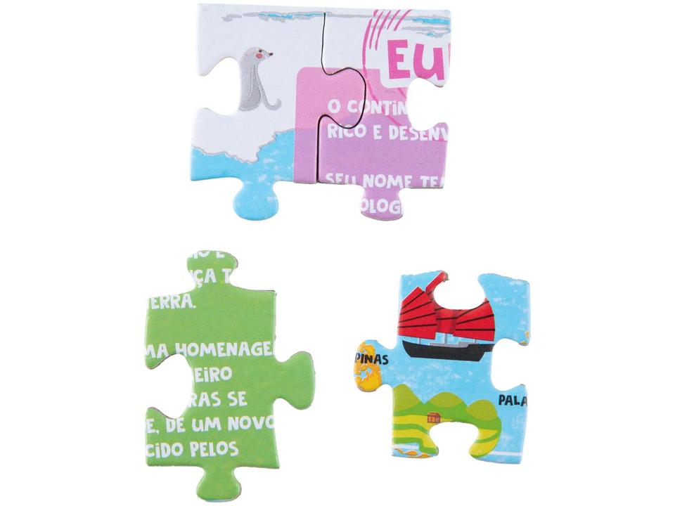 Quebra-cabeça 200 Peças Mapa do Mundo - 2