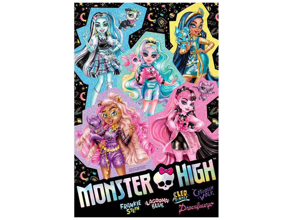 Quebra-cabeça 200 Peças Puzzle Monster High - 1