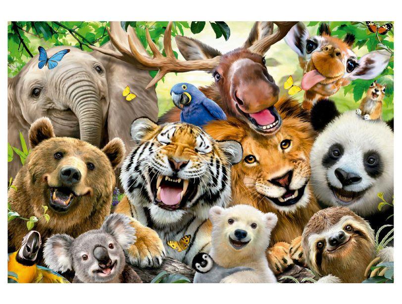 Quebra-cabeça 200 Peças Selfie Animais Puzzle - 1
