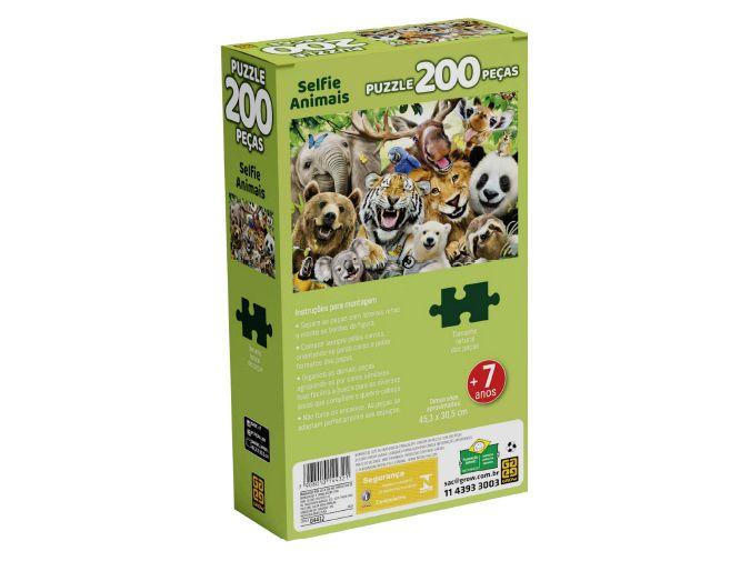 Quebra-cabeça 200 Peças Selfie Animais Puzzle - 2
