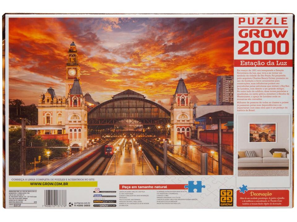 Quebra-cabeça 2000 Peças Estação da Luz - 1