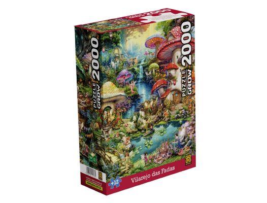Quebra-cabeça 2000 Peças Vilarejo das Fadas - 2