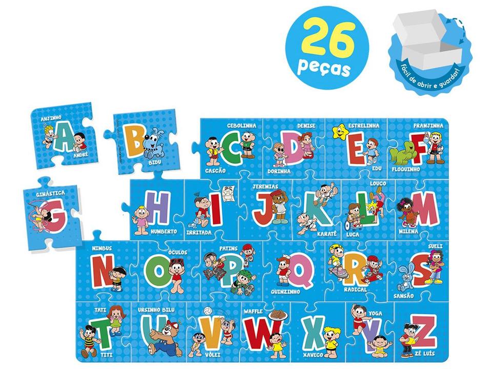 Quebra-cabeça 26 Peças Turma da Mônica - 1