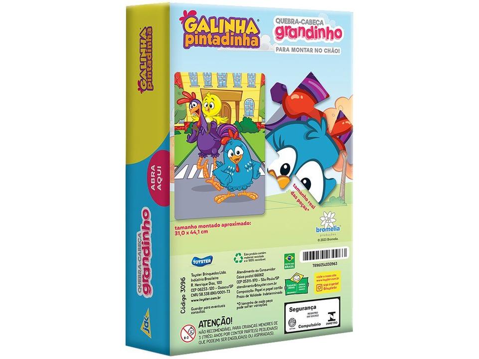 Quebra-cabeça 28 Peças Galinha Pintadinha Jak - 1