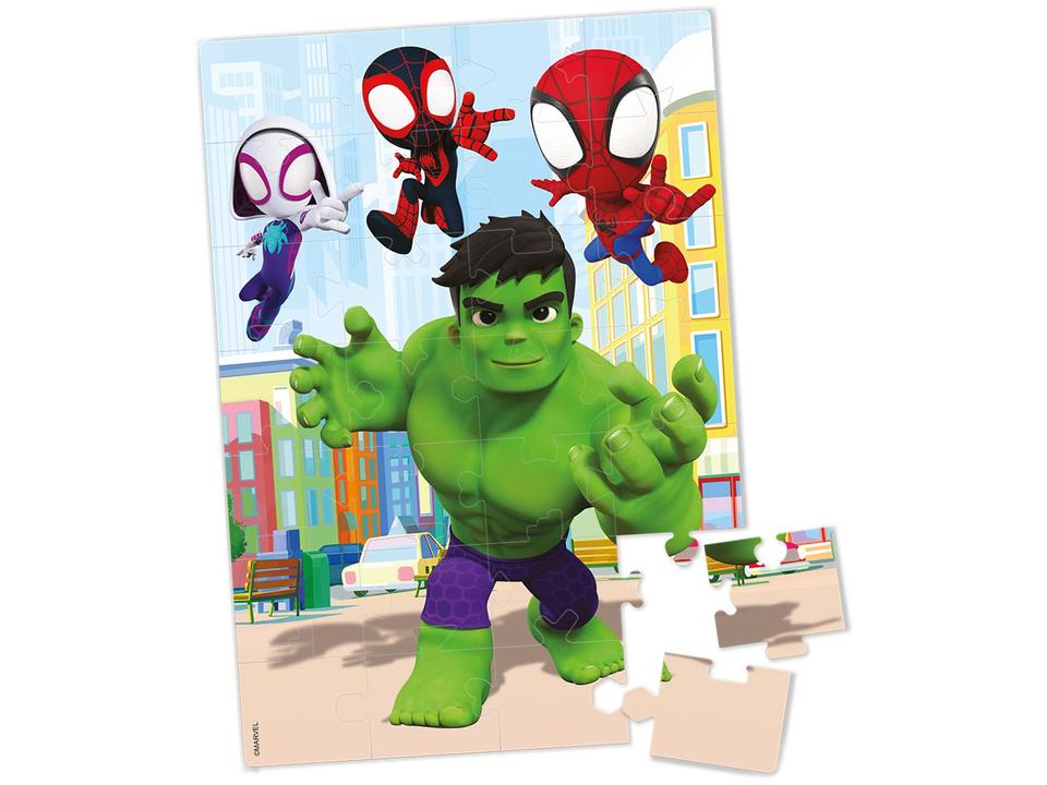 Quebra-cabeça 28 Peças Spidey Hulk Jak - Toyster - 1