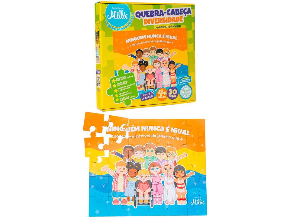 Quebra-cabeça 30 Peças Diversidade - 4