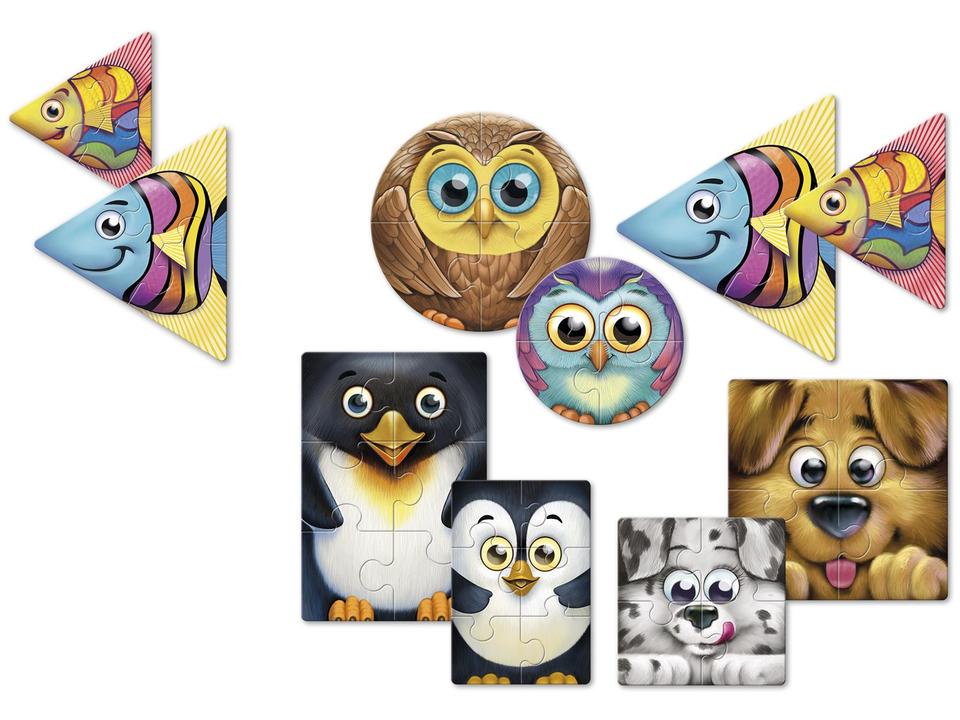 Quebra-cabeça 34 Peças Puzzle Formas Grow - 1