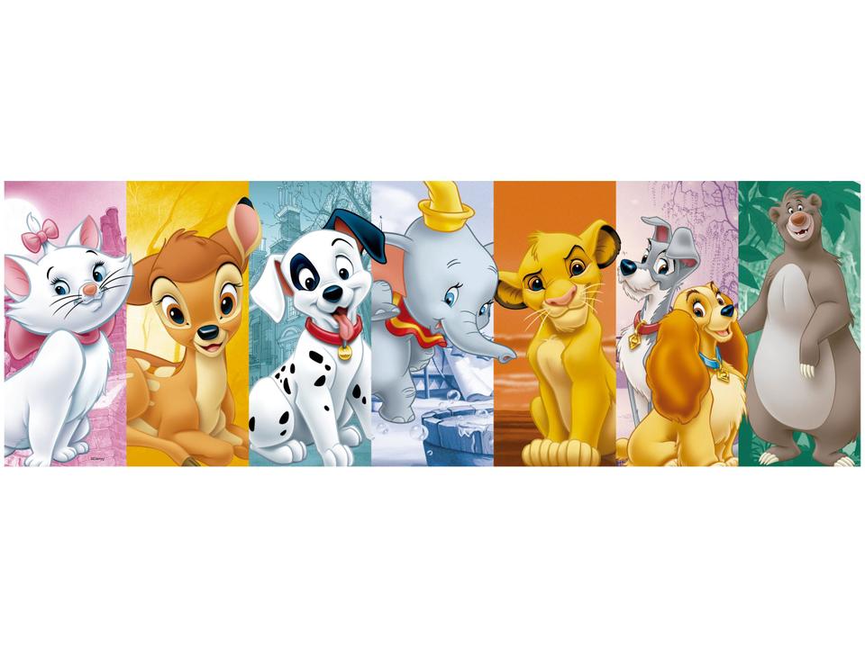 Quebra-cabeça 350 Peças Disney Animais Panorama - 2