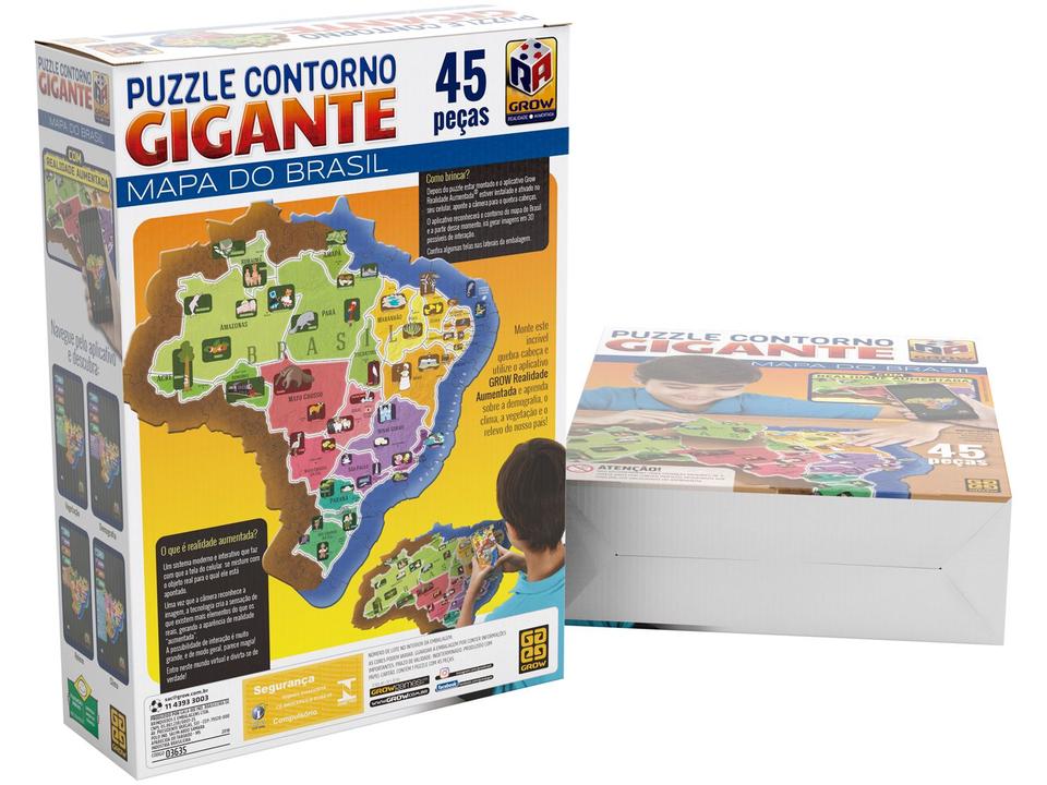 Quebra-cabeça 45 Peças Play Gigante - 1