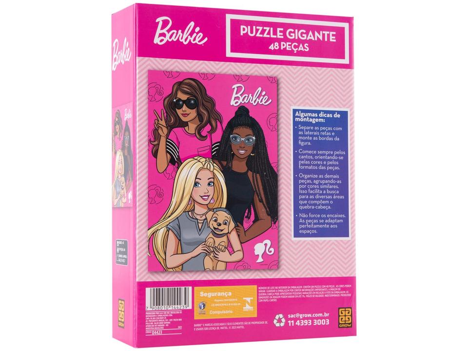 Quebra-cabeça 48 Peças Puzzle Gigante Barbie - 5