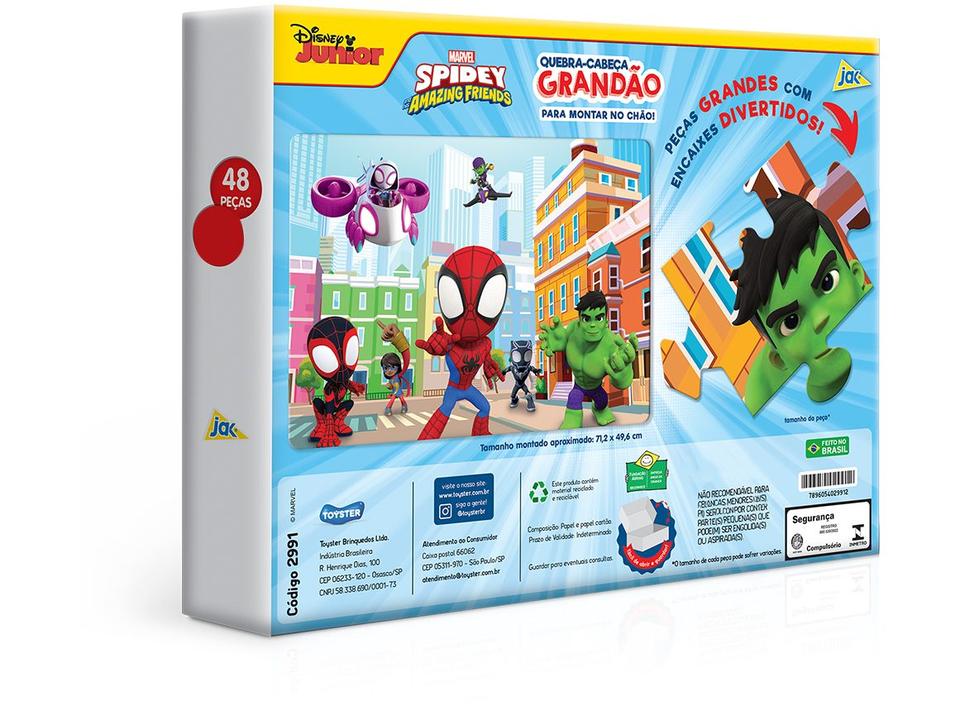 Quebra-cabeça 48 Peças Spidey Jak Toyster - 4
