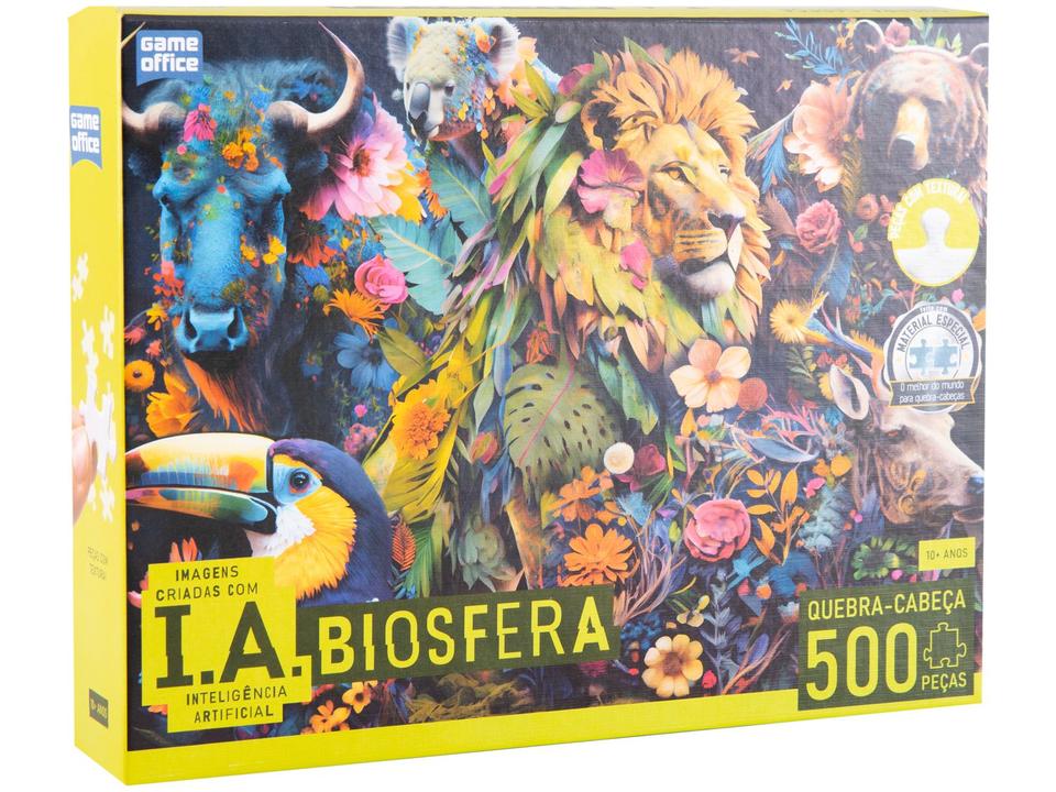 Quebra-cabeça 500 Peças Biosfera Game Office - Toyster Brinquedos