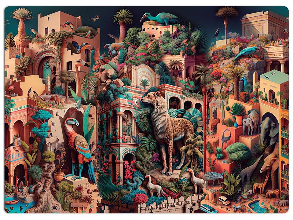 Quebra-cabeça 500 Peças Civilização Selvagem - 1